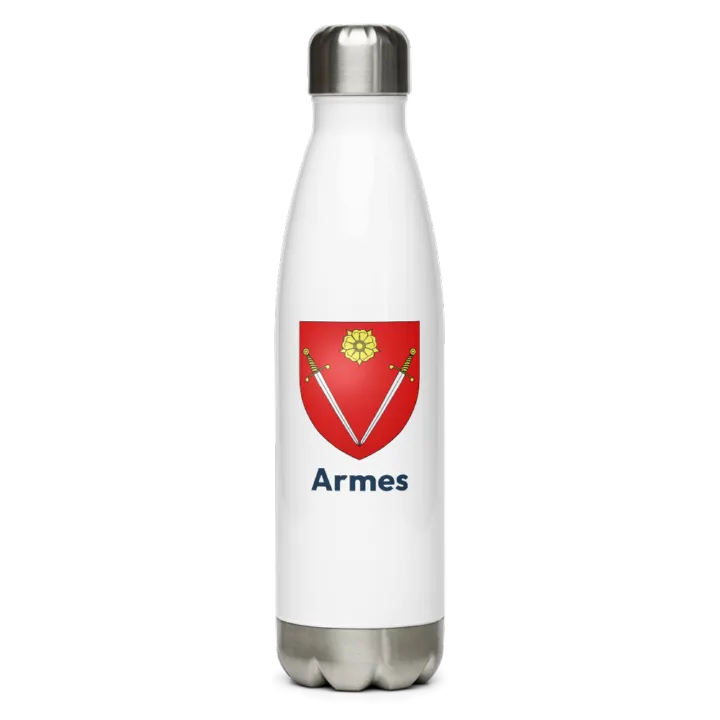 Gourde inox blason de Armes