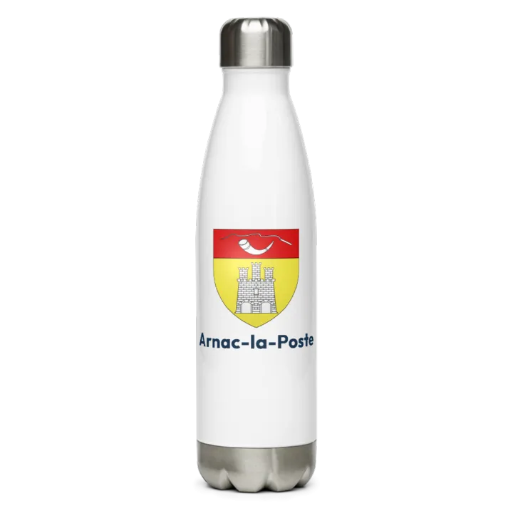 Gourde inox blason de Arnac-la-Poste