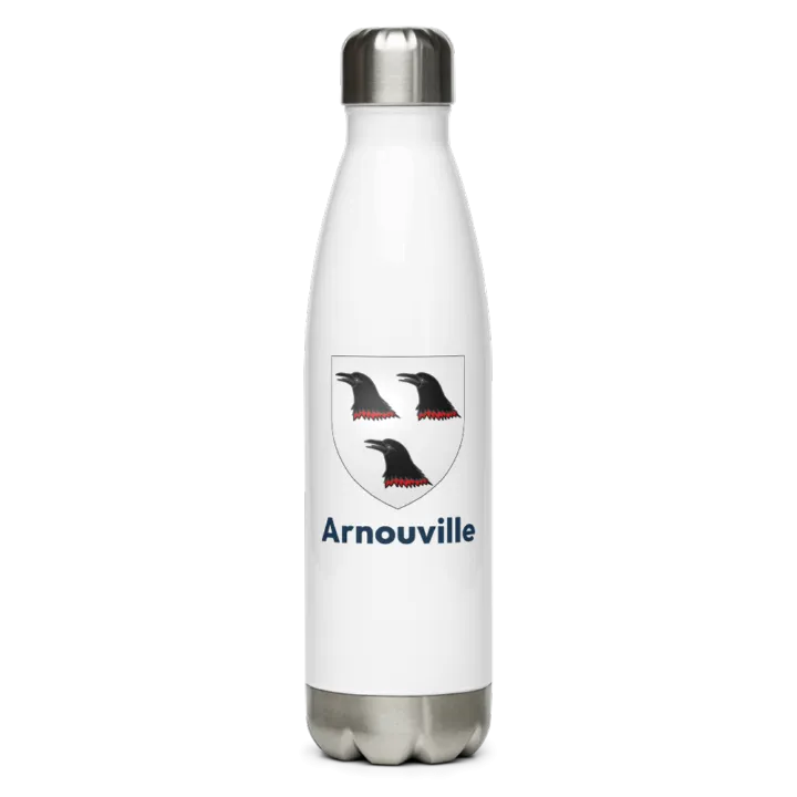 Gourde inox — blason d'Arnouville