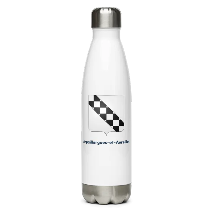 Gourde inox blason de Arpaillargues-et-Aureillac