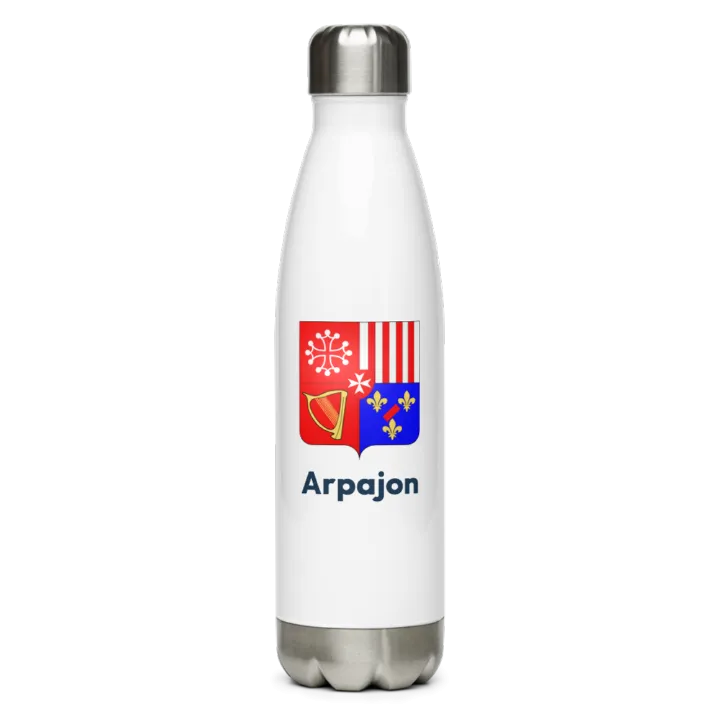 Gourde inox blason de Arpajon
