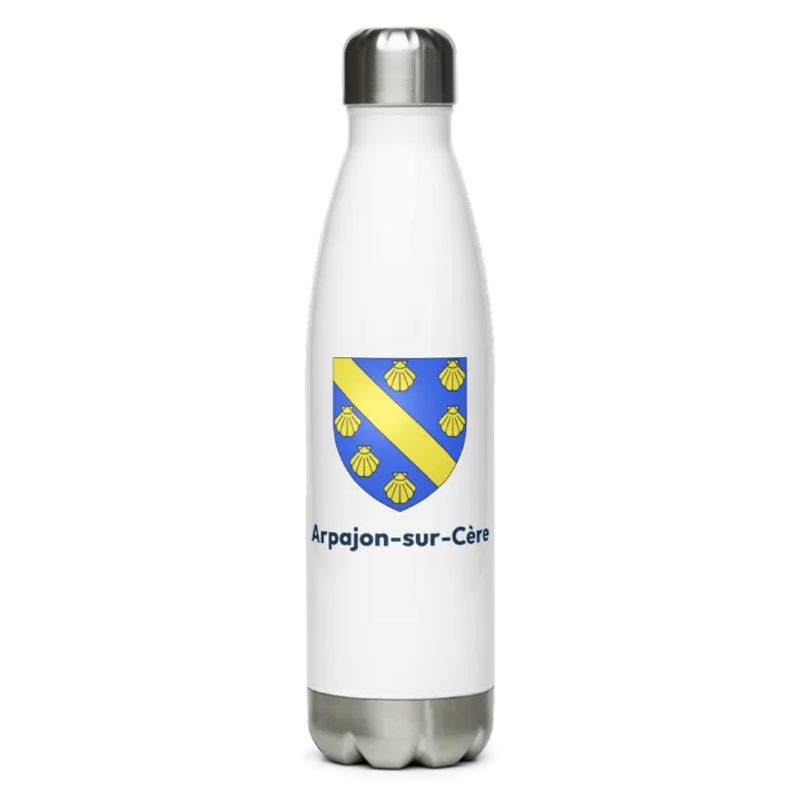 Gourde inox blason de Arpajon-sur-Cère