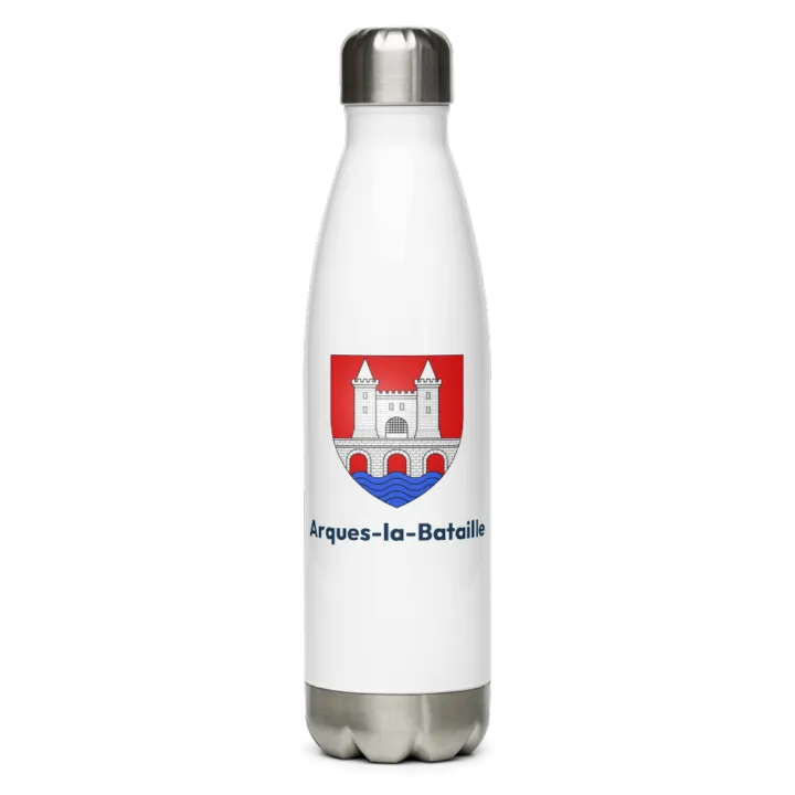 Gourde inox blason de Arques-la-Bataille