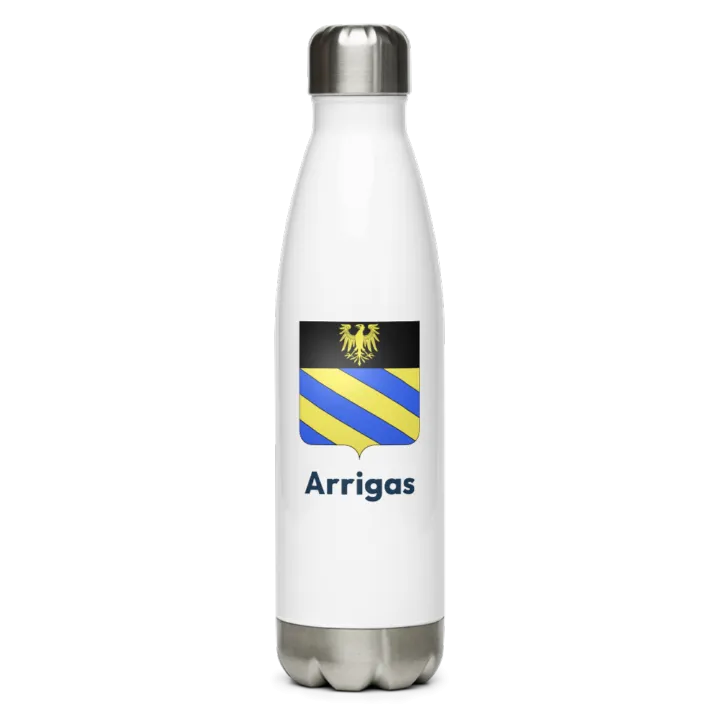 Gourde inox blason de Arrigas