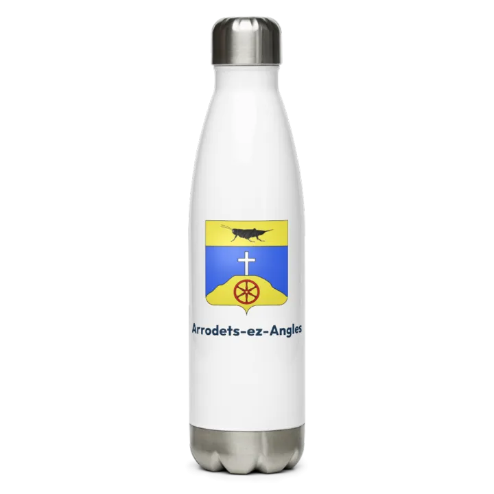 Gourde inox blason de Arrodets-ez-Angles