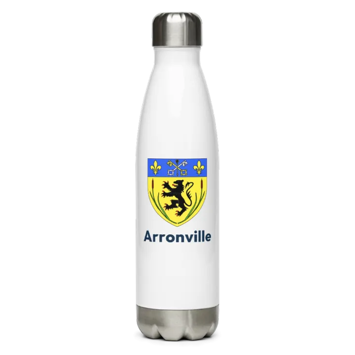 Gourde inox blason de Arronville