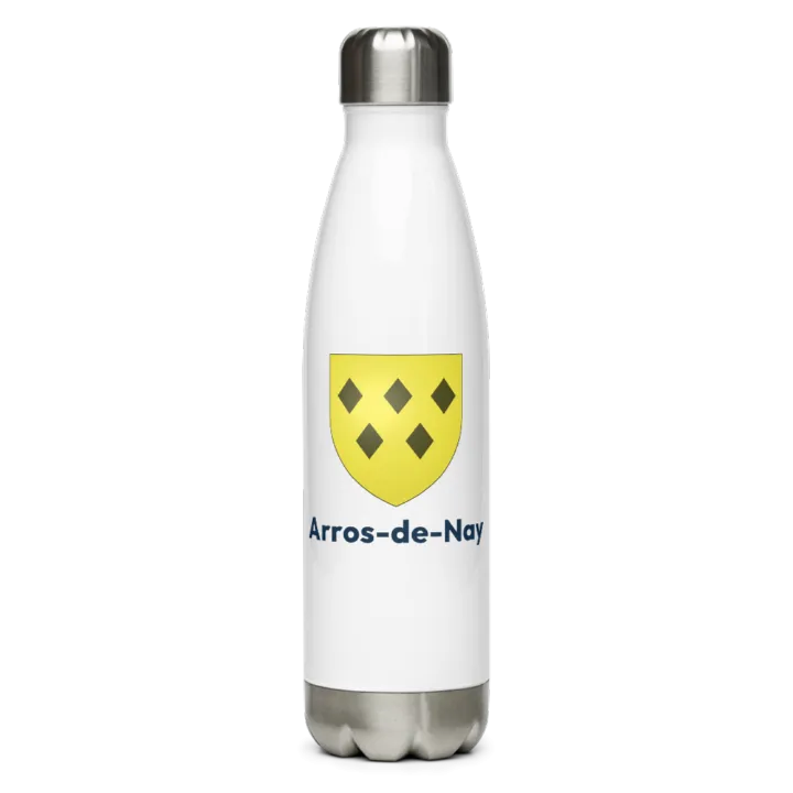 Gourde inox blason de Arros-de-Nay