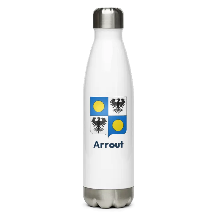Gourde inox blason de Arrout