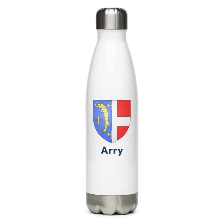 Gourde inox blason de Arry