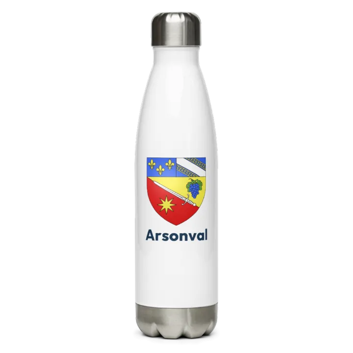 Gourde inox blason de Arsonval