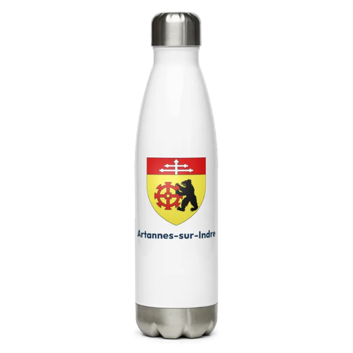 Gourde inox — blason d'Artannes-sur-Indre