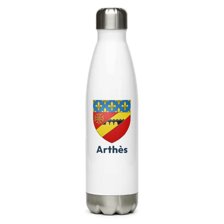 Gourde inox blason de Arthès