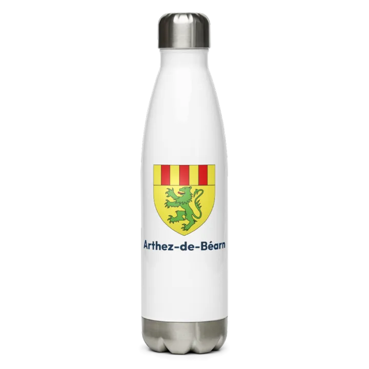 Gourde inox blason de Arthez-de-Béarn