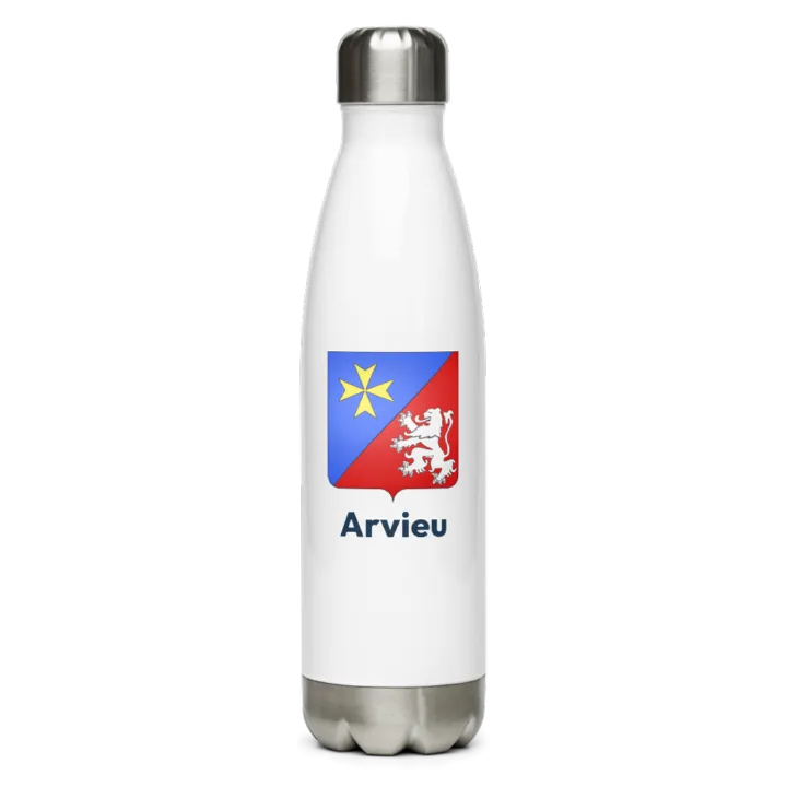 Gourde inox blason de Arvieu