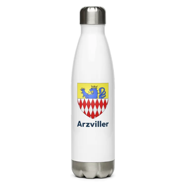Gourde inox blason de Arzviller