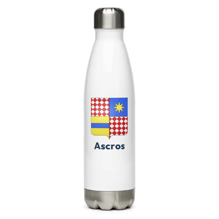 Gourde inox blason de Ascros