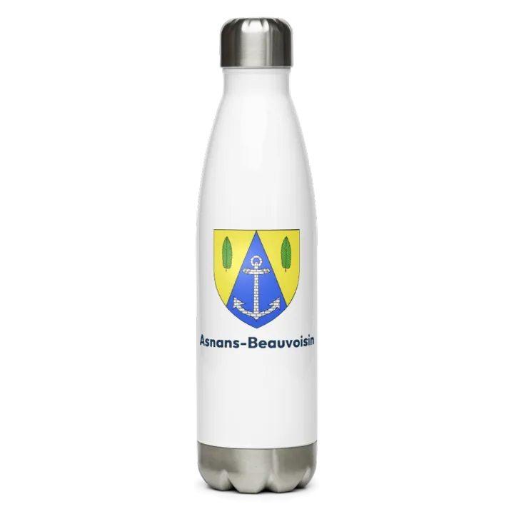 Gourde inox blason de Asnans-Beauvoisin