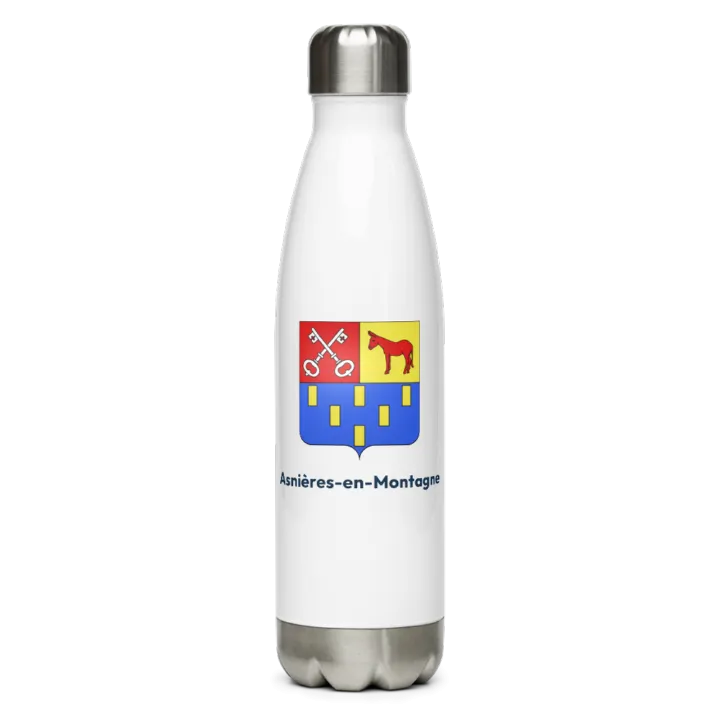 Gourde inox blason de Asnières-en-Montagne