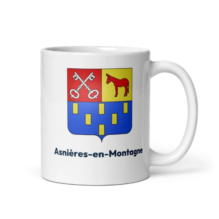 Mug blason de Asnières-en-Montagne