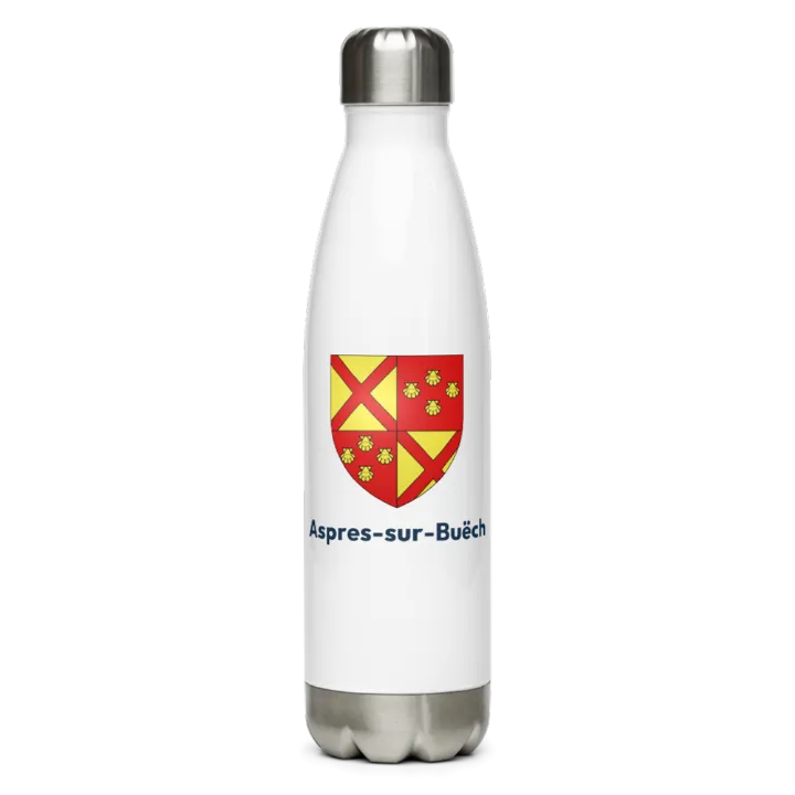 Gourde inox blason de Aspres-sur-Buëch