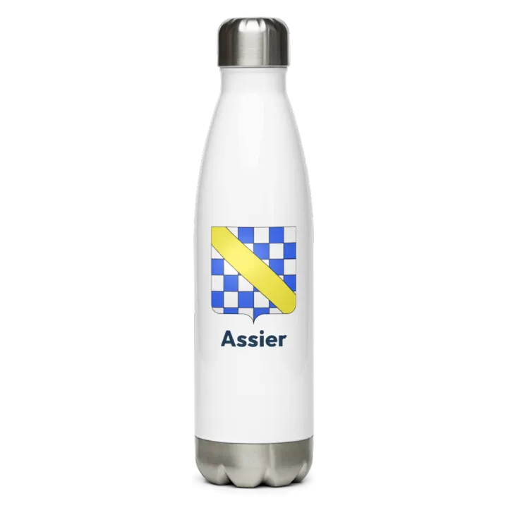 Gourde inox blason de Assier