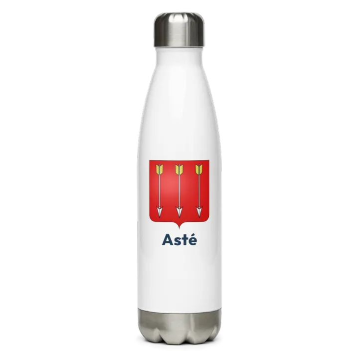 Gourde inox blason de Asté