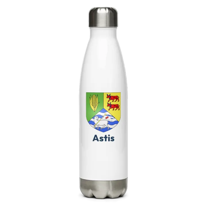Gourde inox — blason d'Astis