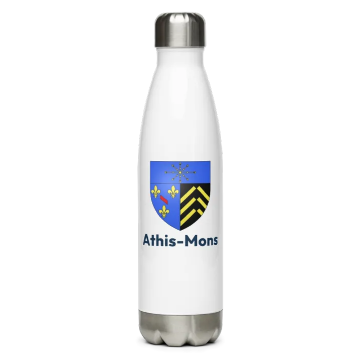 Gourde inox — blason d'Athis-Mons