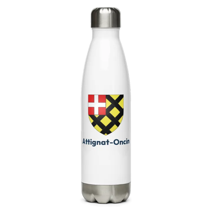 Gourde inox blason de Attignat-Oncin