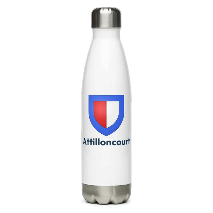 Gourde inox — blason d'Attilloncourt