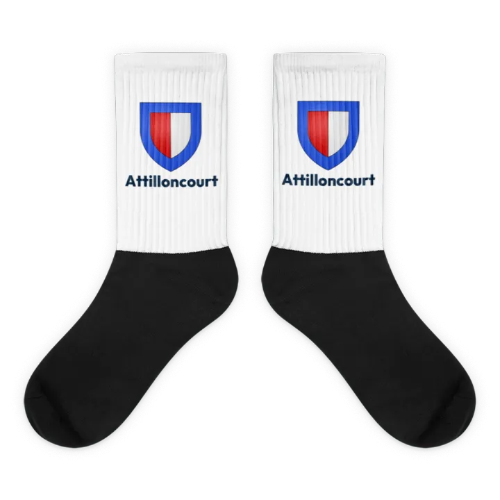 Chaussettes — blason d'Attilloncourt
