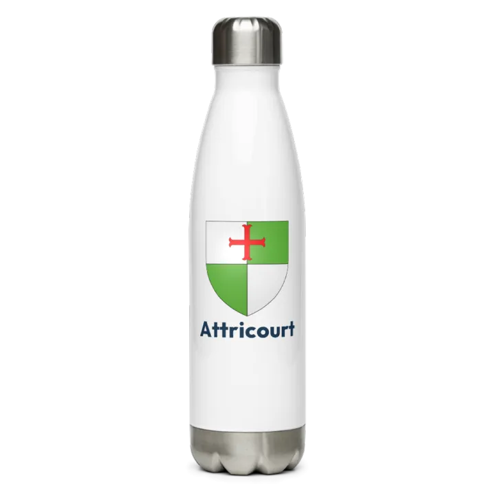 Gourde inox — blason d'Attricourt