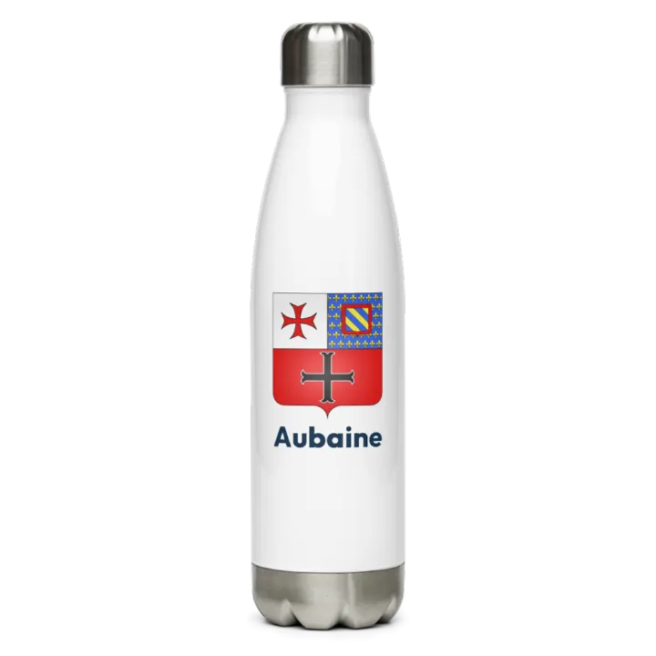 Gourde inox blason de Aubaine