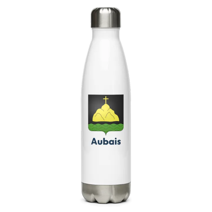 Gourde inox blason de Aubais