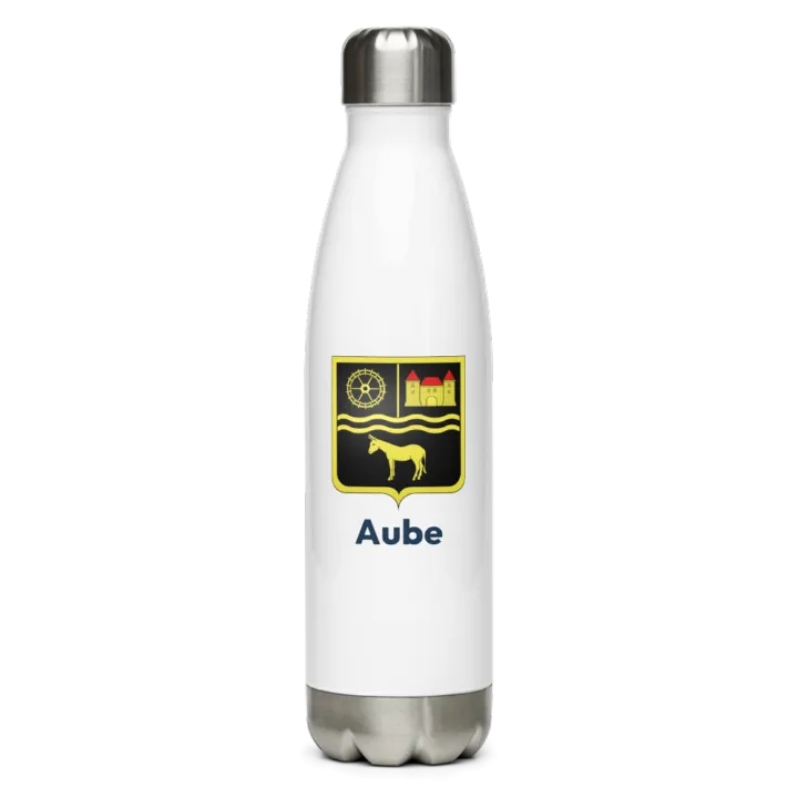 Gourde inox blason de Aube