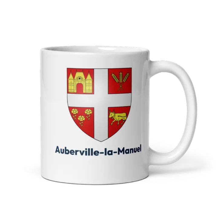 Mug blason de Auberville-la-Manuel