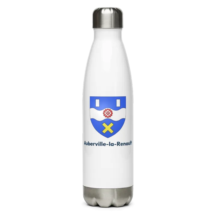 Gourde inox blason de Auberville-la-Renault