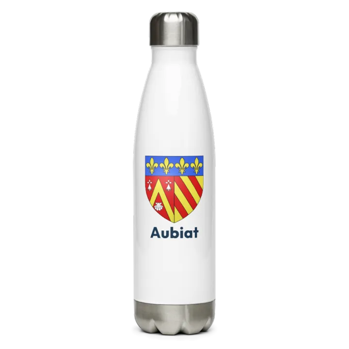 Gourde inox blason de Aubiat