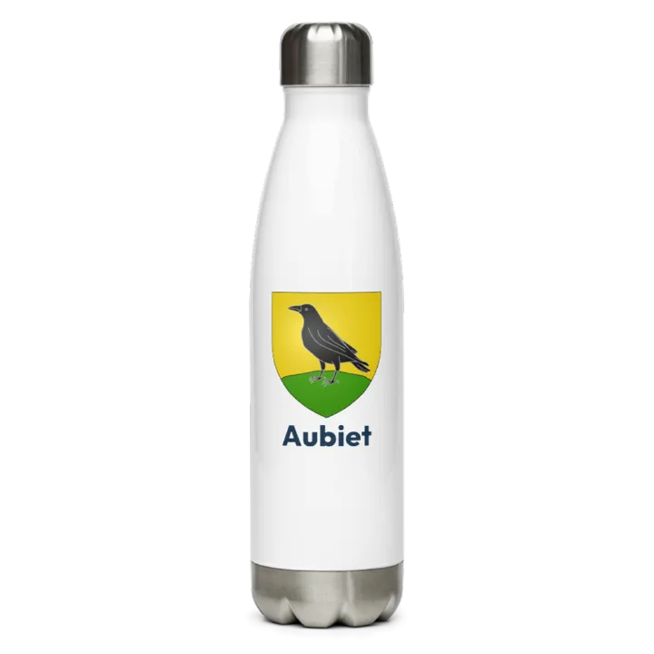 Gourde inox blason de Aubiet