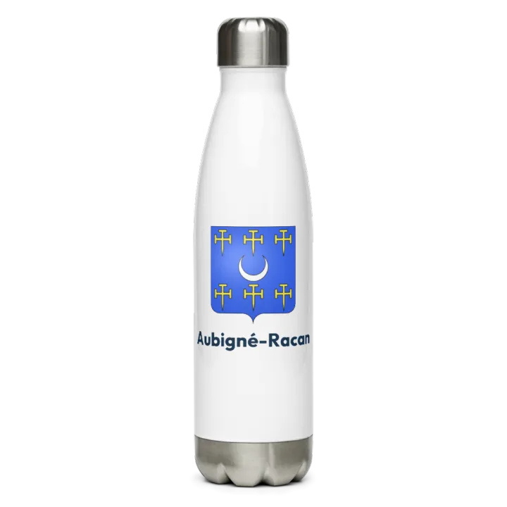 Gourde inox blason de Aubigné-Racan