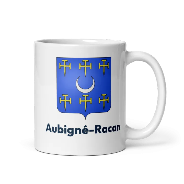 Mug blason de Aubigné-Racan
