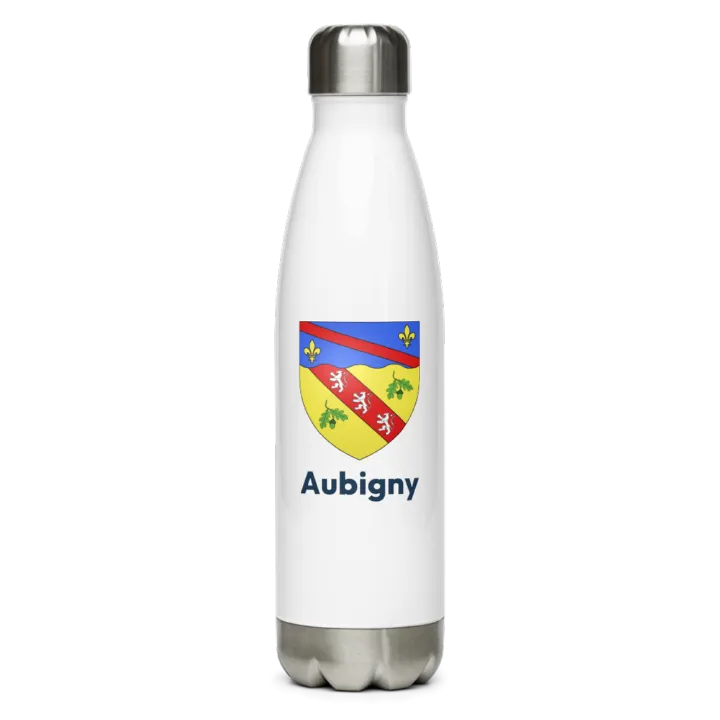 Gourde inox blason de Aubigny