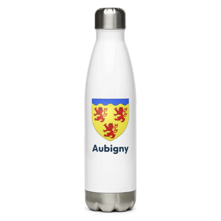 Gourde inox blason de Aubigny
