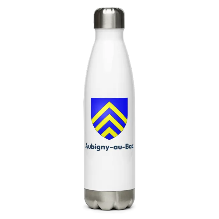 Gourde inox blason de Aubigny-au-Bac