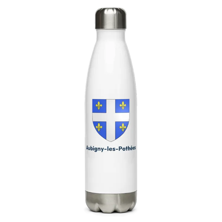 Gourde inox blason de Aubigny-les-Pothées