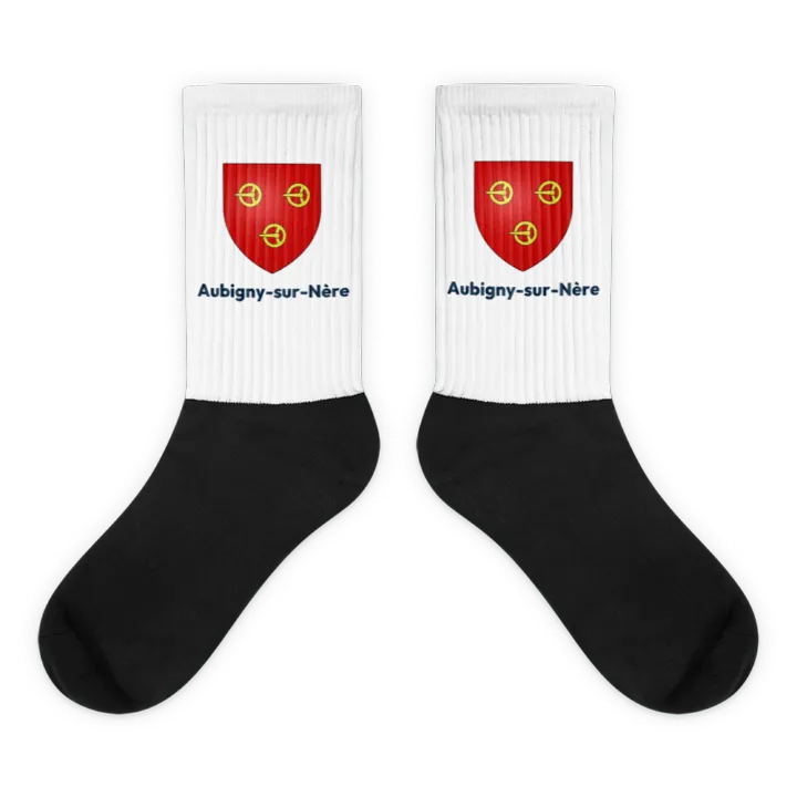 Chaussettes — blason d'Aubigny-sur-Nère