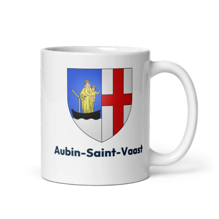 Mug blason de Aubin-Saint-Vaast
