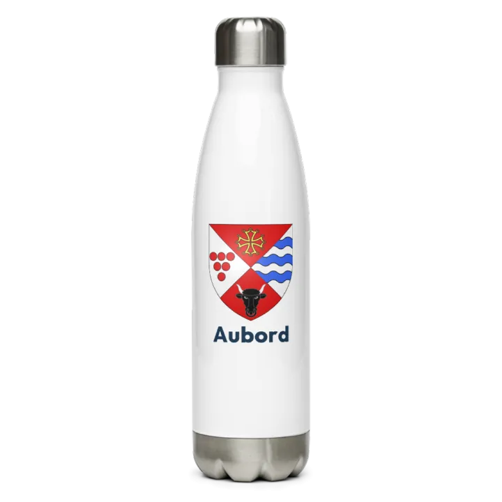 Gourde inox blason de Aubord