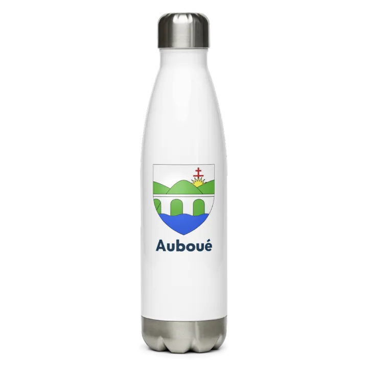Gourde inox blason de Auboué
