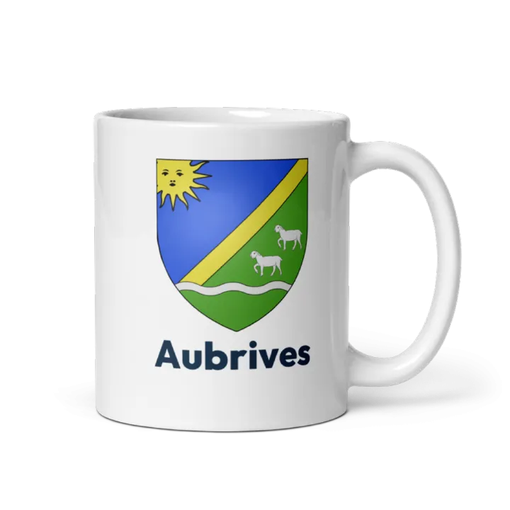 Mug blason de Aubrives